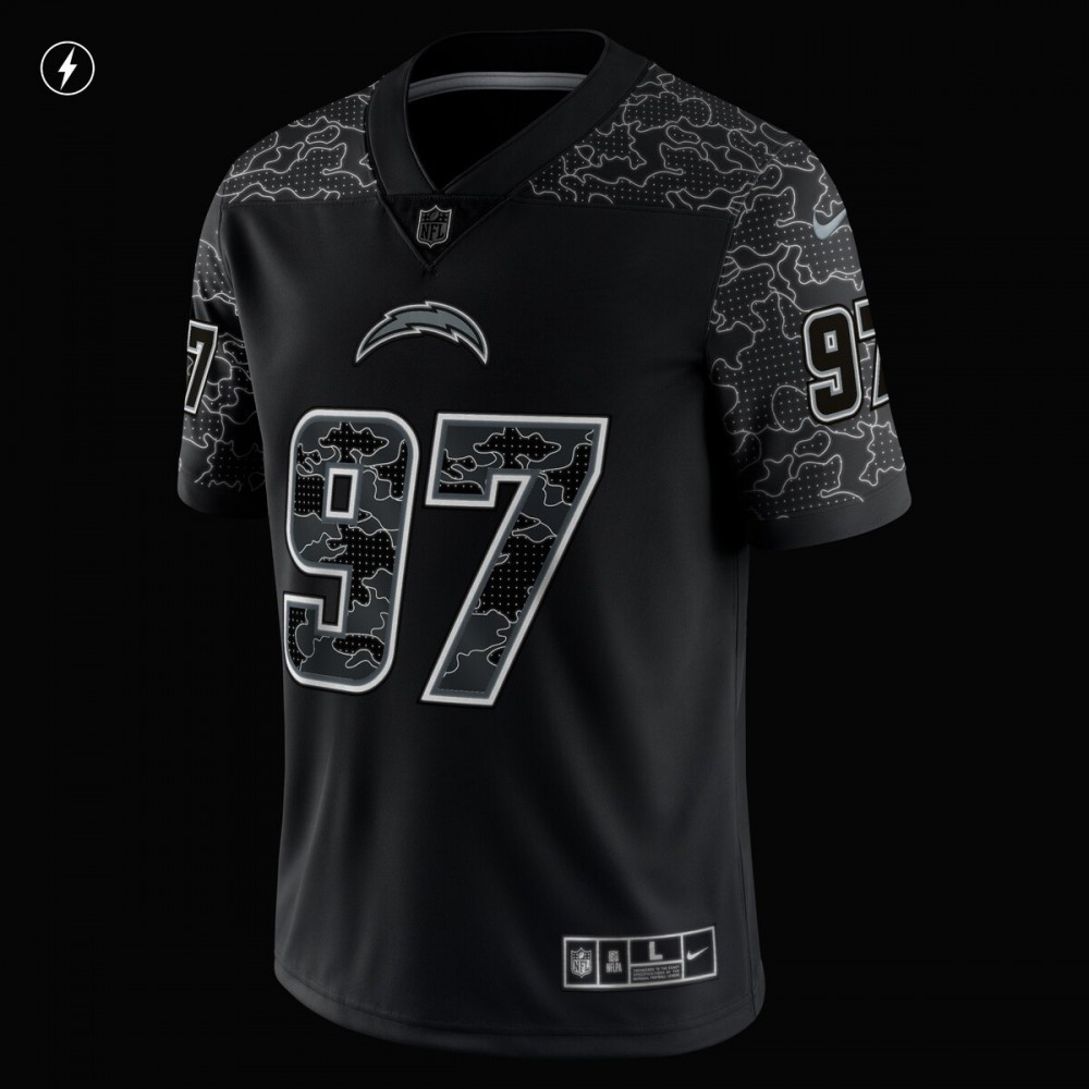 Joey Bosa Los Angeles Chargers Nike RFLCTV Limited Jersey - Black-Profan Arena